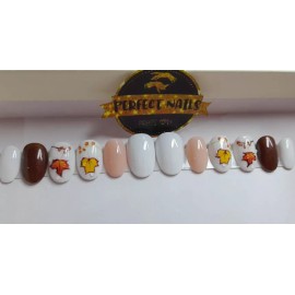 Perfect Nails Press On Uñas Postizas Press On Cortas