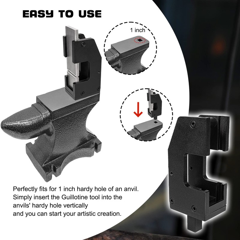 Blacksmith G2 Guillotine Tool - Blacksmith Slash Tool - Fullering