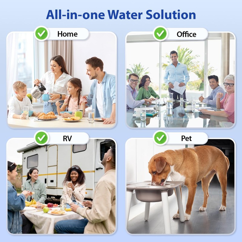 iSpring CKC1C Countertop Drinking Water Filtration System with Carbon Filter,