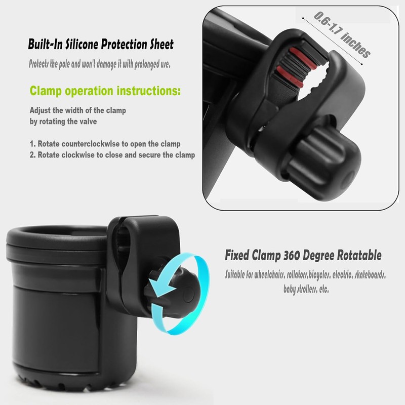 GFERTRE Mobility Combo Pack 3 in 1, Hook, Phone and