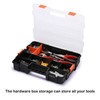 AIRTOON Tool Box Organizer Interlocking Black Small Parts Organizer for