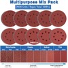 100Pcs 125mm Sanding Discs 400 Grit 8-Holes Hook and Loop