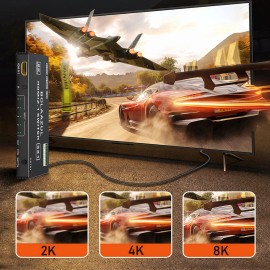 BolAAzuL 8K HDMI 2.1 Switch 120Hz 4K 5 in 1 out, BolAAzuL 8K@60Hz HDMI 2.1 Splitter Sw...
