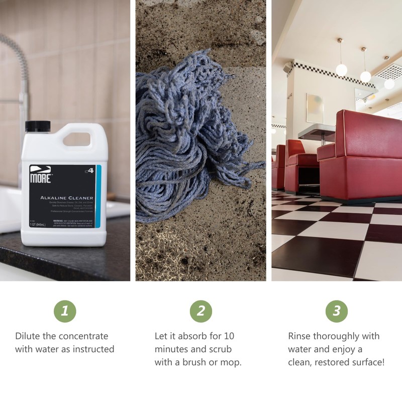 MORE Alkaline Heavy Duty Cleaner & Degreaser for Cleaning, Oil