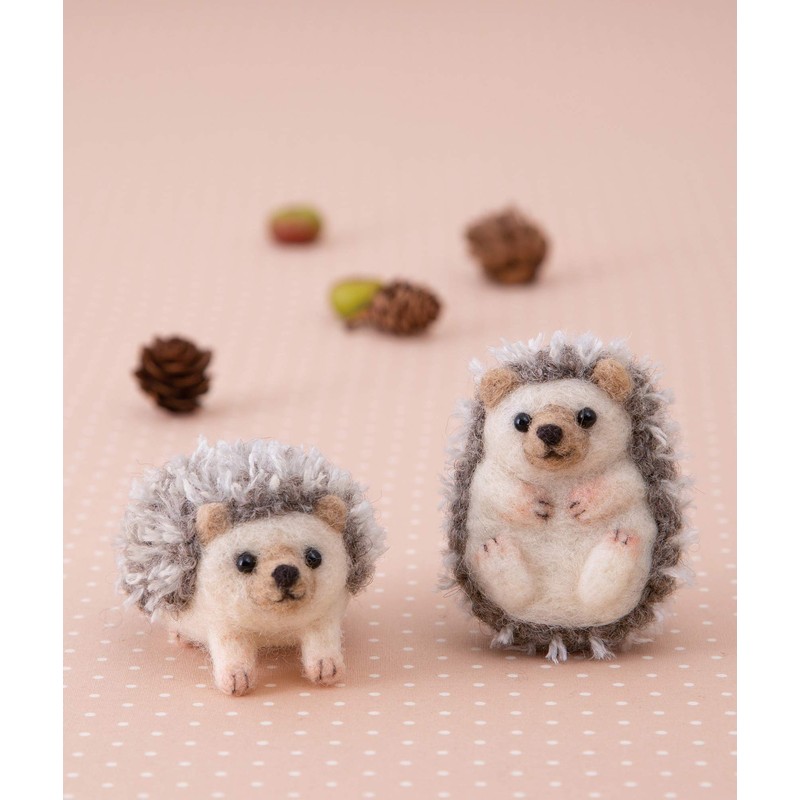 Hamanaka Wool Felt Kit: Needle Felting to Create Animals -