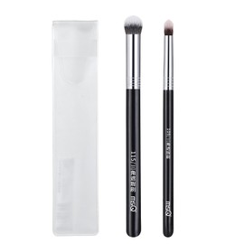 MSQ 115 Brightening Concealer Make up Pinsel 109 Abgeschrägter Mini Concealer Pinsel, 2 Stück Make up Bürste für die Augenpartie