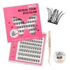 Gorgeous Olivia 88 Pestañas Postizas Kit Completo Rosa Chicle Moonstone