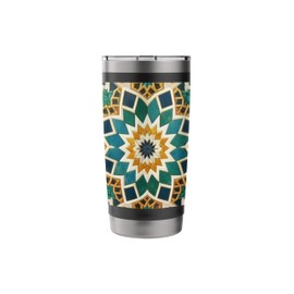 Moroccan Zellige Tile Moroccan Culture Heritage Morocco Stainless Steel Insulated Tumbler