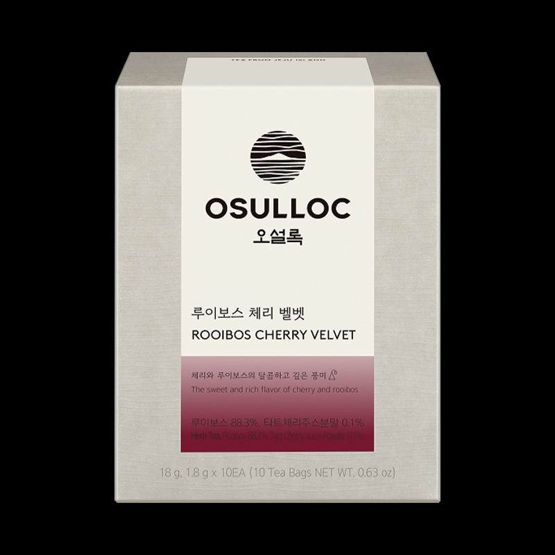 OSulloc [오설록]루이보스 체리벨벳 10입 (원산지:상세설명참조) [Osulloc] Rooibos Cherry Velvet 10