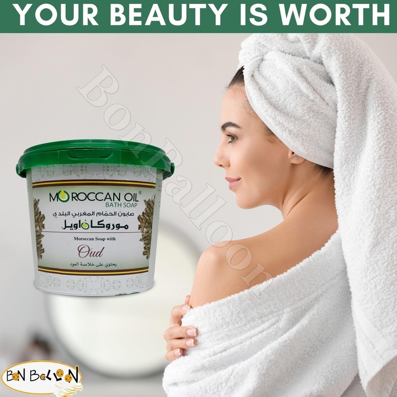Moroccan Oil Bath Soap with Oud for It Gives Your