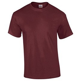 Gildan Blank T-Shirt - Unisex Style 5000 Adult Maroon