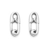 Heather Needham Sterling Silver Safety pin Earrings - Size: 9mm