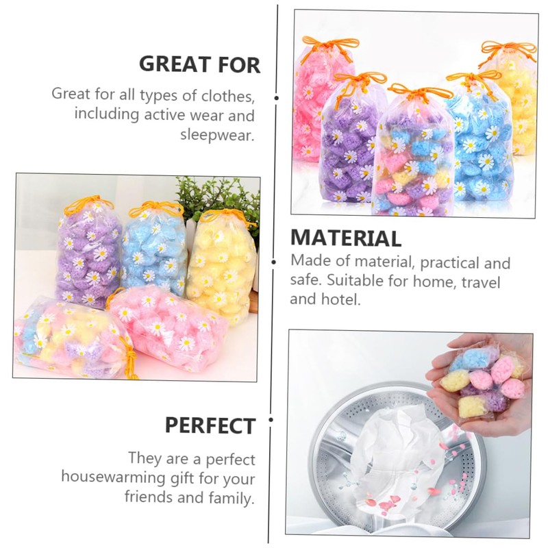 NOLITOY 2sets Laundry Cleaning Tools Scent Booster Beads Deep Cleaning