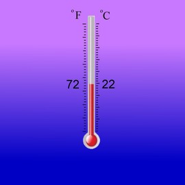 Temperature Heat Activated Color Changing Paint Thermochromic BLUE changing VIOLET at 72⁰F