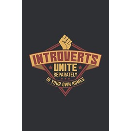Introverts Unite Separately In Your Own Homes (Daily Fitness Journal): Touching Gift For Best Friend, Gift For Friend Wedding