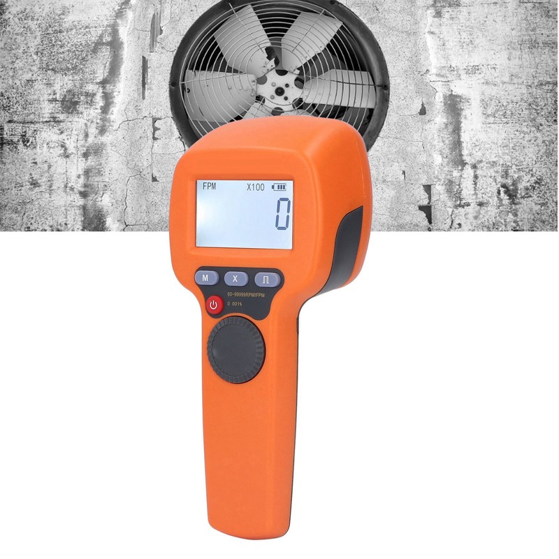 Stroboscope LCD Digital Display LED Flash Tachometer 1500LX 60‑99999RPM Tool