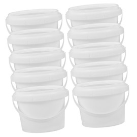 PACKOVE 10Pcs Reusable Ice Cream Storage Tubs Containers for Homemade Ice Cream Versatile Food Storage Boxes for Snacks and