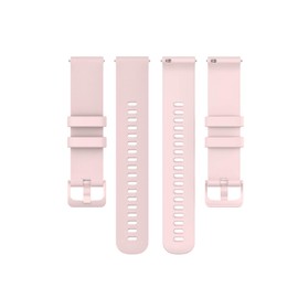 Compatible with Garmin Venu Sq Bands for Women Men, 20mm Quick Release Silicone Replacement Band Wristbands Straps Bracelet Fit for Garmin Vivoactive 3 Music, Forerunner 245 645 (Pink)