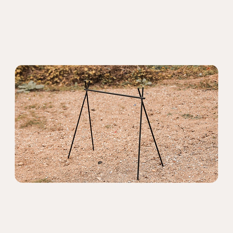 Camping Racks Aluminum Alloy Folding Triangular Shelf Collapsible Hanging Organizer