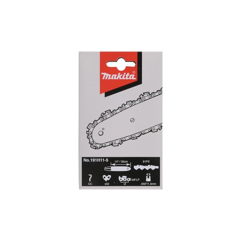 Makita 191H11-5 Chainsaw Chain 35 cm, 91PX, 52 Drive Links,
