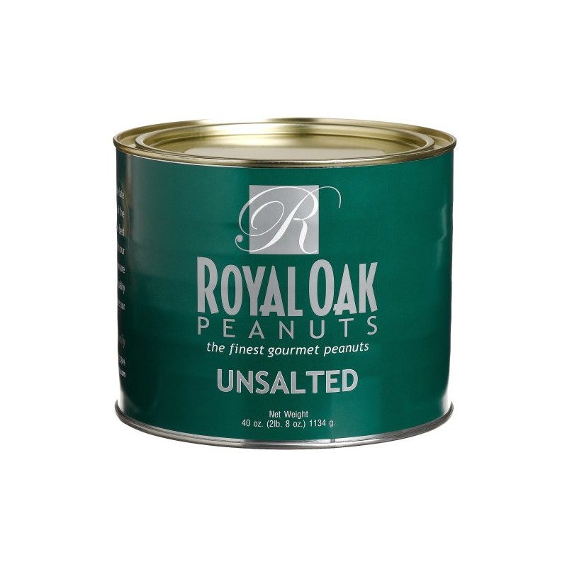 Royal Oak Gourmet Jumbo Unsalted Virginia Peanuts, 40 Ounce
