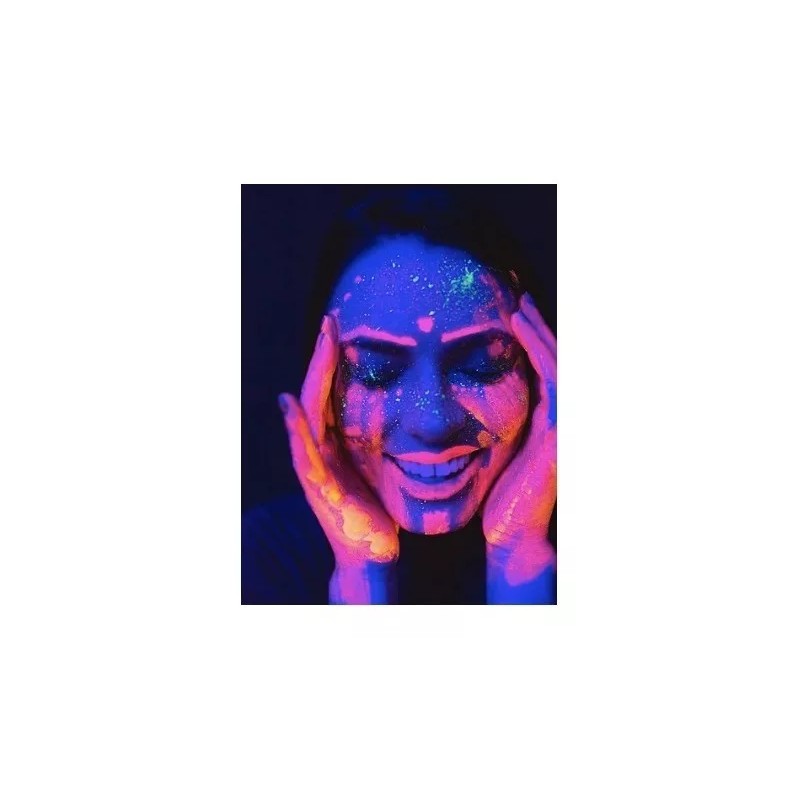 Tienda Oki 120 Pintura Neón Cuerpo Body Paint Brillo Luz