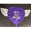 Miss You Mom Heavenly Balloons heart shaped with angel wings