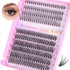 Lash Clusters 200PCS Individual Cluster Lashes 10-16mm D Curl Super