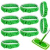 10 Pcs Dry And Wet Sweeping Cloths Mops,Reusable Mop Refill