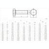 AHCA2 Stainless Steel Fully Threaded Hex Bolt (Setscrew) M8 8mm