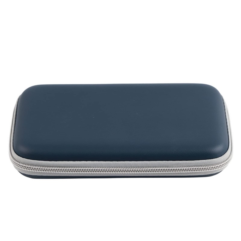 Black Soft Harmonica Carrying Case with Zipper, PU Leather Fabric,
