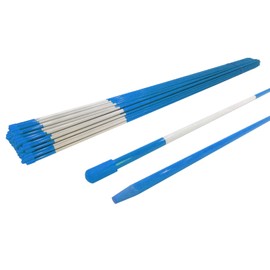 The ROP Shop | (Pack of 150) Blue Driveway Markers, Snow Stakes, Poles, Rods - 48" Long, 5/16"