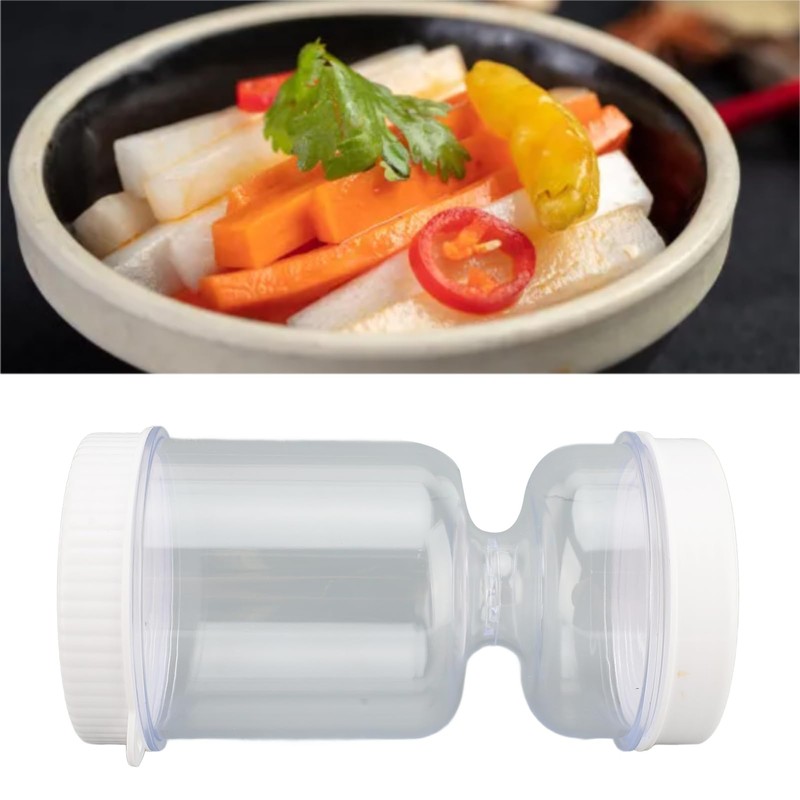 Pickle Flip Jar, Leakproof Airtight Olive and Pickle Container with