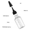 COHEALI 10Pcs Pointed Mouth Cosmetics Bottle Squeeze Empty Bottles Applicator