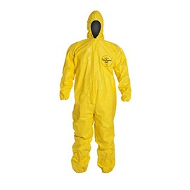 Tychem QC Chemical Protection Coveralls With Hood By Dupont, Sizes Medium To 4XL (4XL)