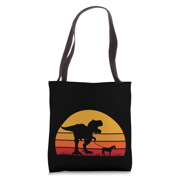 T-Rex Walking Horse Trex Tyrannosaurus Rex Dinosaur Dino Tote Bag
