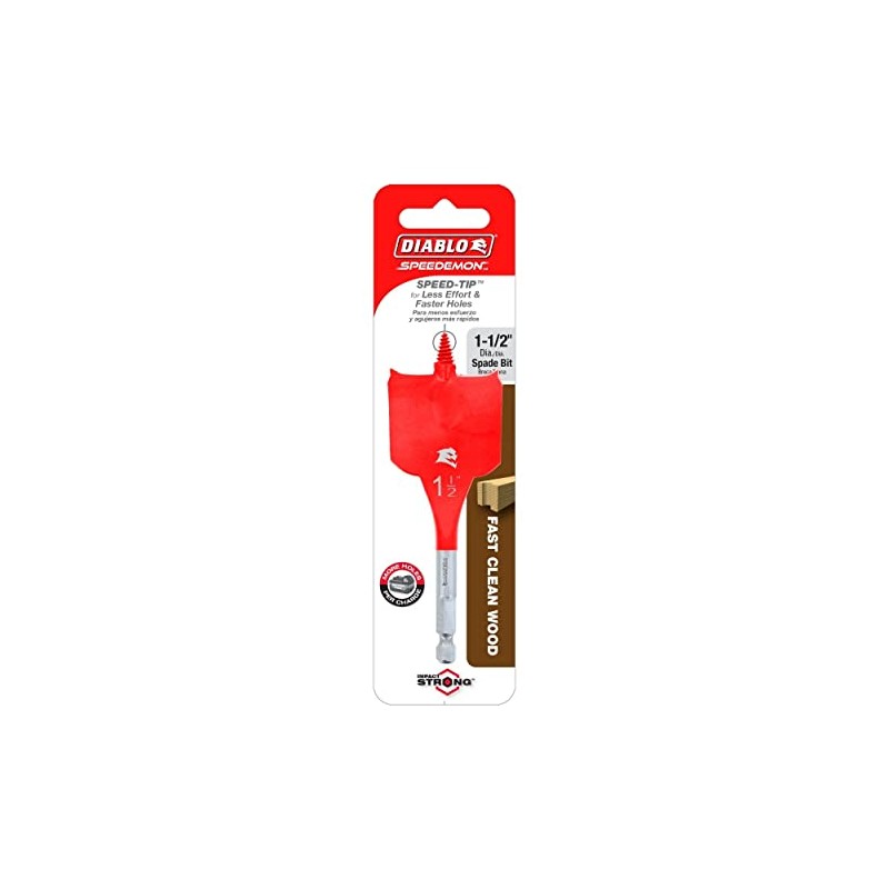 Diablo Spade Bit for Wood - Speed-TIP Design - 1-1/2"