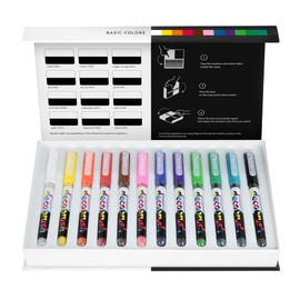 Karin Pigment Decobrush Crafting Brush Marker Pen, Basic, One Size, KAR29C1