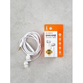 Cresyn 3.5mm In-Ear Headphones, Wired Earbuds with Noise Isolation, High-Fidelity Audio In-Ear Monitors for Smartphones, Laptops, and PC - White