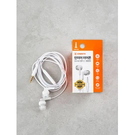 Cresyn 3.5mm In-Ear Headphones, Wired Earbuds with Noise Isolation, High-Fidelity Audio In-Ear Monitors for Smartphones, Laptops, and PC - White