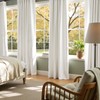 Lazzzy White Blackout Velvet Curtains for Living Room Bedroom 84