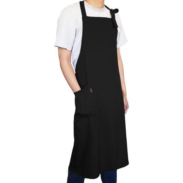ARASAWA Long Apron, Men's Apron, Lightweight, Quick Drying, Stylish, Men's,