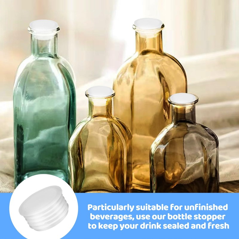 Ayzylpth 60-Pack Salt and Pepper Shaker Plugs, Reusable Salt Shaker
