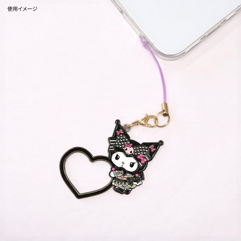 Gourmandies SANG-492KU My Melody & Kuromi Pink Black Party Ring