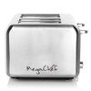 Megachef 4 Slice Toaster in Stainless Steel Silver