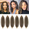 6 packs Pre-Separated Kinky Marley Twist Braiding Hair 16 inch
