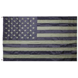 USA American Olive Green & Black TACTICAL 3x5 3'x5' Premium Quality Fade Resistant 600D Nylon 2 Ply Embroidered Flag Banner Grommets