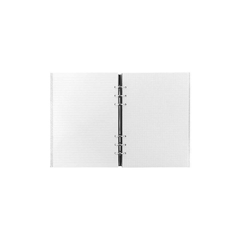 Filofax A5 Saffiano Clipbook - Silver