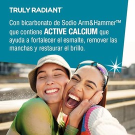 Arm  Hammer Truly Radiant, Pasta Dental Blanqueadora, Fortalece El Esmalte Dental, 121 gr                                                             