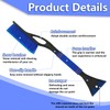 YongSral 2-in-1 Car Snow Brush, 60 cm Ice Scraper Car
